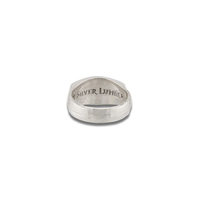 Est. 1981 Debossed Silver Ring, 